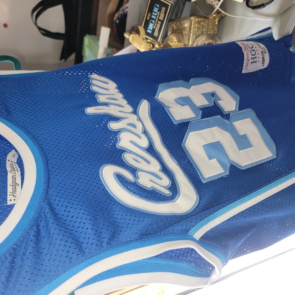Blue Crenshaw 23 James Basketball Jersey